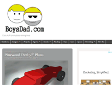 Tablet Screenshot of boysdad.com